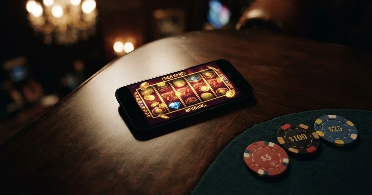 Comparativa de ofertas de tiradas gratis sin depósito en casinos con licencia DGOJ en España, con fichas, pantalla de tragaperras y el logo de la DGOJ